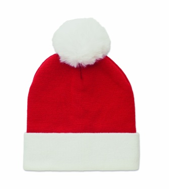 Logo trade promotional products image of: Christmas knitted beanie