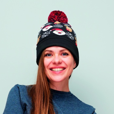 Logotrade advertising product image of: Christmas knitted beanie