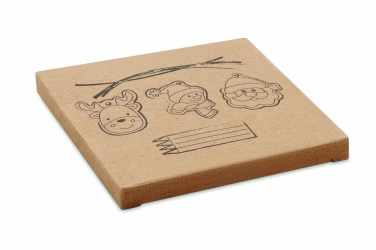 Logotrade advertising product image of: Drawing wooden ornaments set