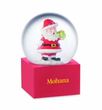 Logotrade promotional giveaway image of: Small snow ball glass ornament