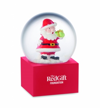 Logo trade promotional items image of: Small snow ball glass ornament