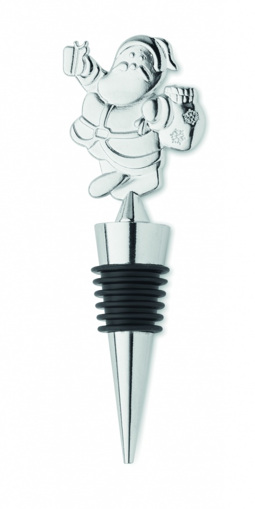 Logo trade promotional items image of: Bottle stopper Christmas motif