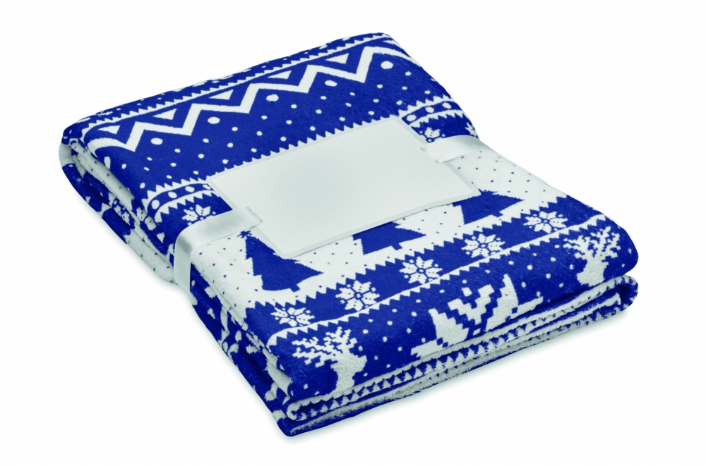 Logotrade business gift image of: RPET fleece blanket 190 gr/m²