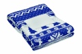 RPET fleece blanket 190 gr/m², Blue