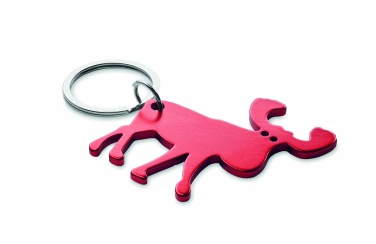 Logotrade promotional product image of: Recycled aluminium key ring Pori