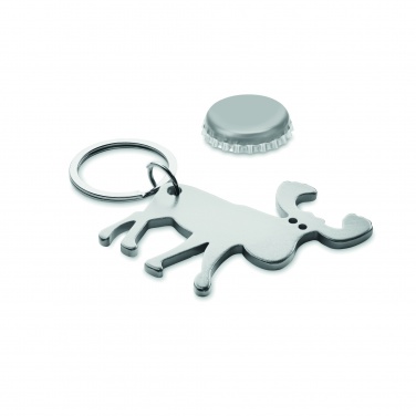 Logotrade promotional merchandise picture of: Recycled aluminium key ring Pori