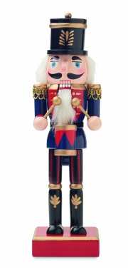 Logo trade promotional merchandise image of: Nutcracker character in wood