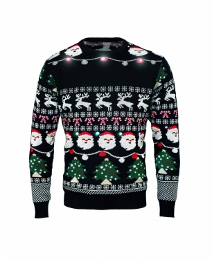 Logo trade promotional merchandise image of: Christmas LED sweater S/M