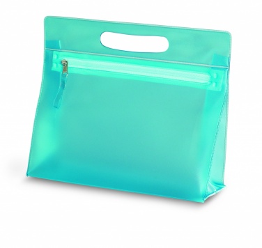 Logo trade promotional gifts image of: Transparent cosmetic pouch