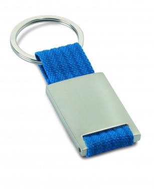 Logo trade promotional item photo of: Metal rectangular key ring Espoo