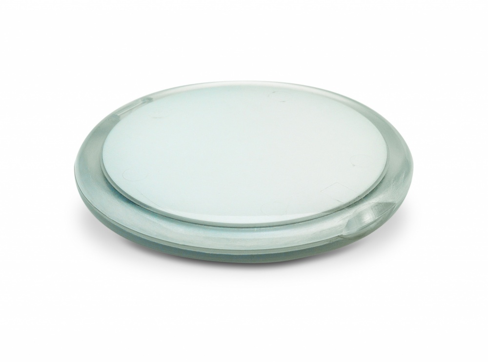 Logo trade promotional products image of: Rounded double compact mirror