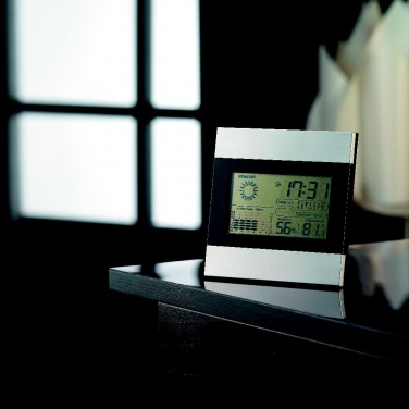 Logotrade promotional giveaways photo of: Weather station and clock