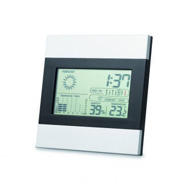 Logo trade promotional items picture of: Weather station and clock