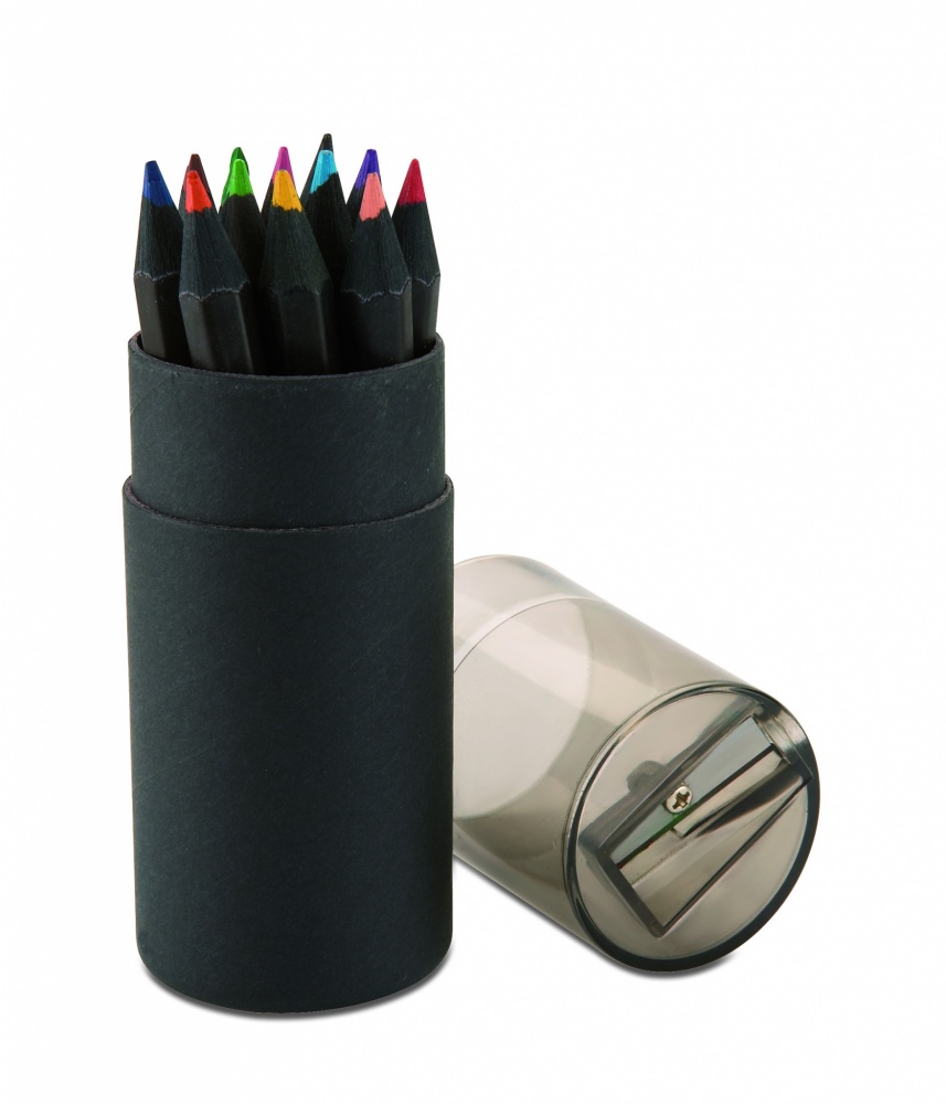 Logotrade promotional gifts photo of: Black colouring pencils