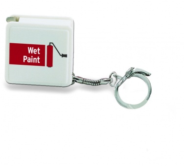 Logo trade promotional merchandise picture of: Key ring w/ flexible ruler 1m, Vantaa