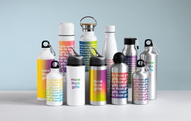 Logo trade promotional giveaways image of: Aluminium bottle 600 ml