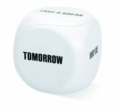 Logo trade promotional merchandise picture of: Anti-stress decision dice