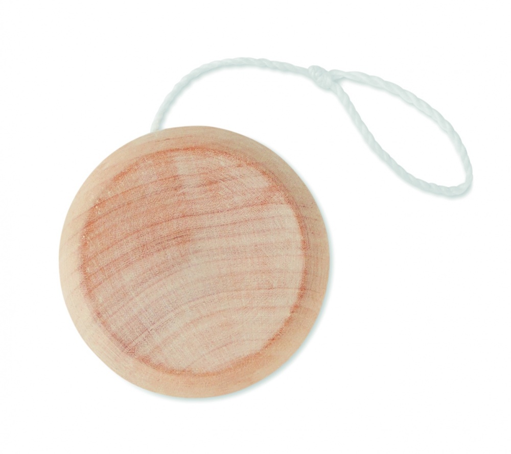 Logo trade promotional items image of: Wooden yoyo