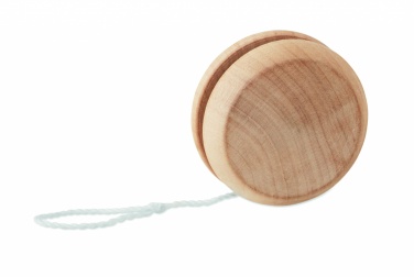 Logo trade business gifts image of: Wooden yoyo