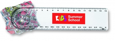 Logo trade advertising product photo of: Ruler with magnifier