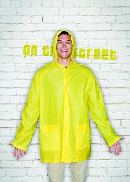 Logotrade promotional item image of: PVC raincoat with hood