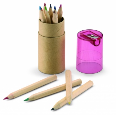 Logo trade promotional item photo of: 12 coloured pencils