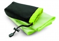 Sport towel in nylon pouch, Green