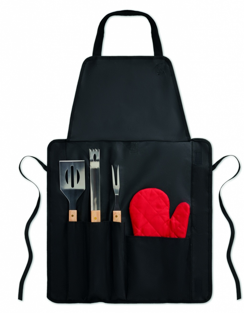 Logotrade promotional items photo of: BBQ apron with BBQ tools