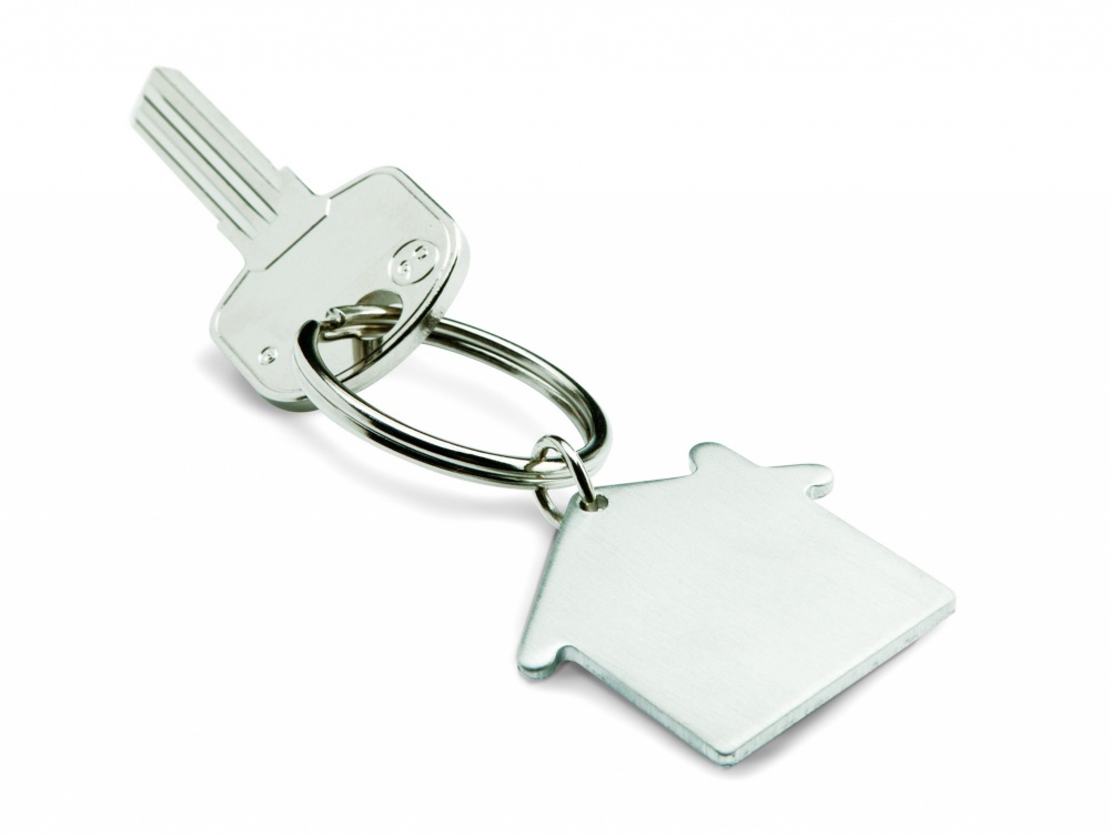 Logo trade business gifts image of: Metal key holder house Lahti