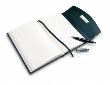 Logo trade promotional giveaways image of: A5 notebook portfolio with pen