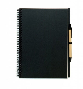 Logotrade advertising product picture of: Recycled notebook with pen