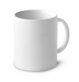 Classic ceramic mug 300 ml, White