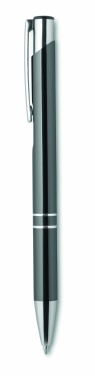 Logo trade promotional products picture of: Push button pen with black ink