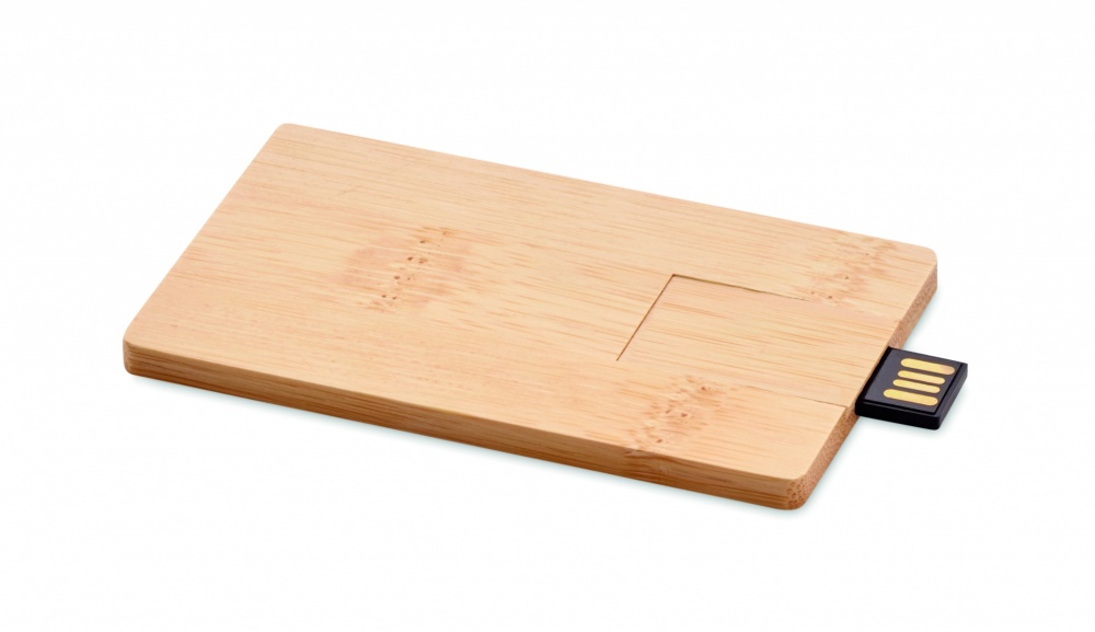 Logo trade promotional merchandise picture of: 16GB bamboo casing USB