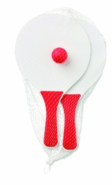 Logo trade promotional giveaways picture of: Small Beach tennis set