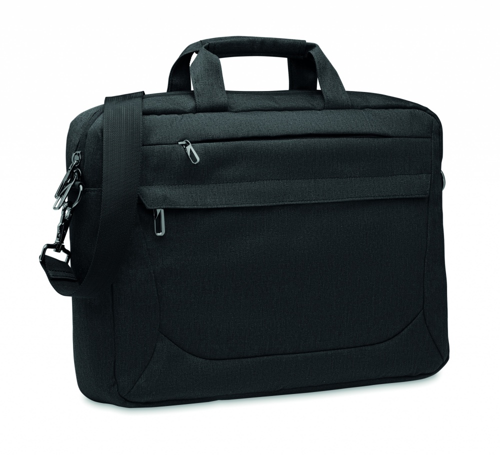 Logo trade corporate gifts image of: 600 RPET laptop bag