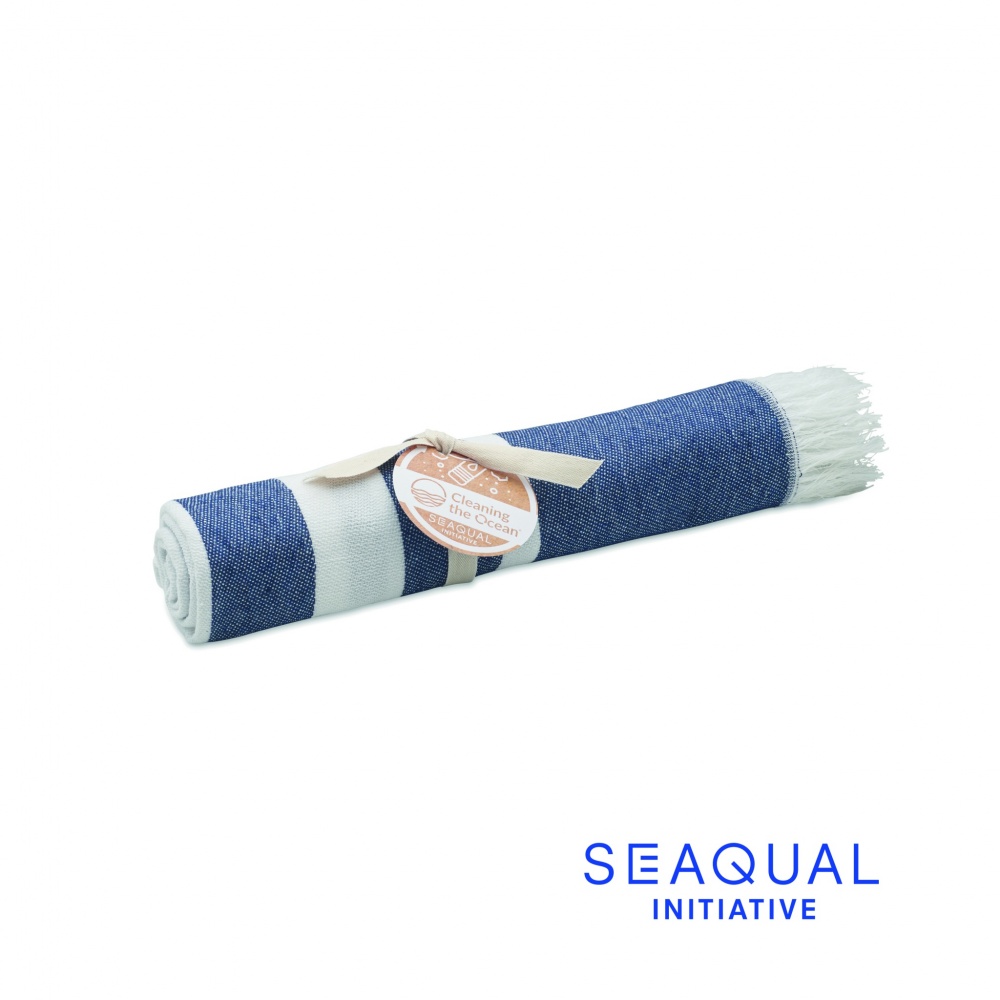 Logo trade promotional products image of: SEAQUAL® hammam towel 70x140cm