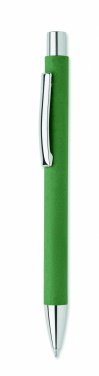 Logo trade promotional gifts image of: Recycled paper push ball pen