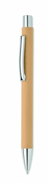 Logo trade corporate gifts picture of: Recycled paper push ball pen