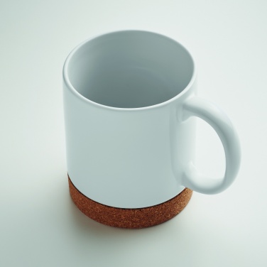 Logotrade promotional product image of: Sublimation ceramic cork mug