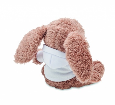 Logo trade promotional merchandise picture of: Bunny plush wearing a hoodie