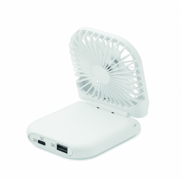 Logo trade promotional merchandise image of: Portable foldable or desk fan