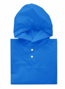 Logo trade promotional giveaway photo of: PEVA kid rain coat with hood