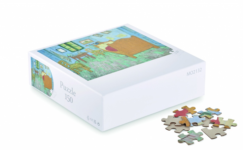 Logo trade promotional merchandise photo of: 150 piece puzzle in box