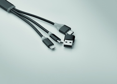 Logo trade promotional merchandise image of: 4 in 1 charging cable type C