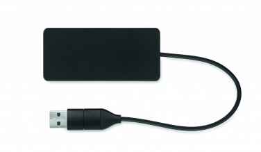 Logo trade corporate gift photo of: 3 port USB hub with 20cm cable