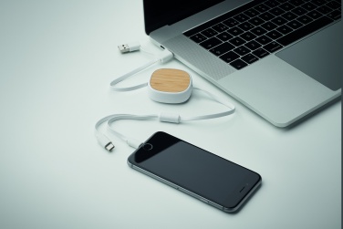 Logotrade promotional item image of: Retractable charging USB cable