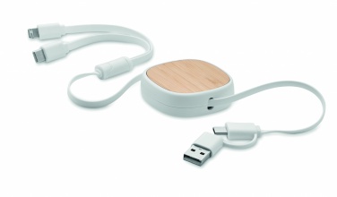 Logotrade corporate gift image of: Retractable charging USB cable