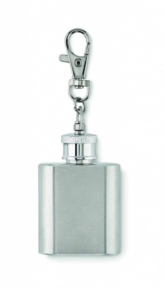 Logo trade promotional gift photo of: Hipflask key ring