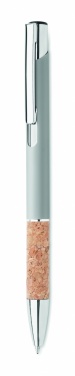 Logotrade promotional merchandise photo of: Ballpoint pen made of aluminum with a cork grip